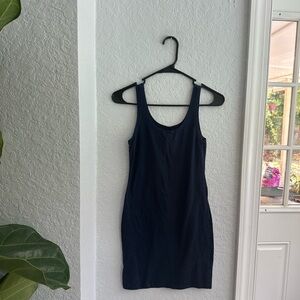 Dark Blue Sleeveless Dress